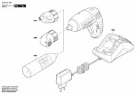 Bosch 3 603 J81 002 Ixo 4 Cordless Screw Driver 3.6 V / Eu Spare Parts